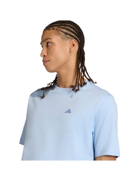 Koszulka męska adidas color icon graphic błękitna kt4447