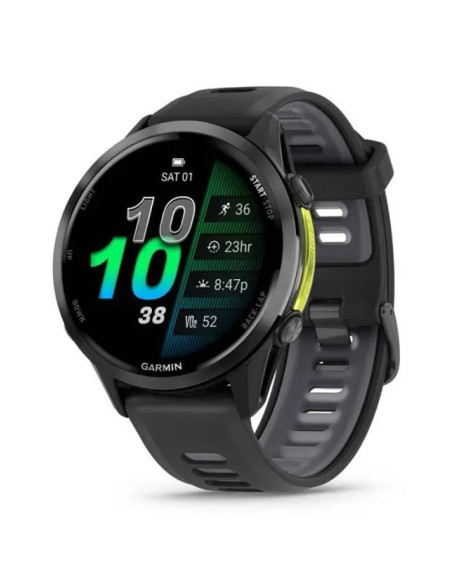 Garmin forerunner 970 3,56 cm (1.4") amoled cyfrowy 454 x 454 px ekran dotykowy czarny, żółty wi-fi gps