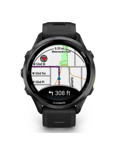 Garmin forerunner 970 3,56 cm (1.4") amoled cyfrowy 454 x 454 px ekran dotykowy czarny, żółty wi-fi gps