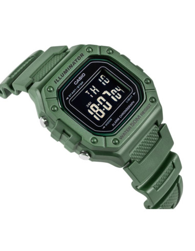 Zegarek casio w-218h-3bvef unisex + box