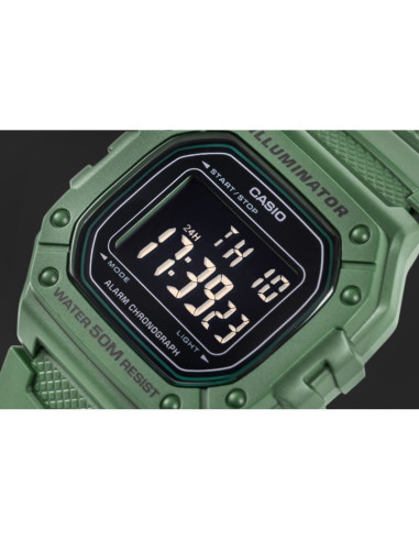 Zegarek casio w-218h-3bvef unisex + box