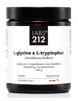 L-Glicyna Z Tryptofanem W Proszku (144 G)