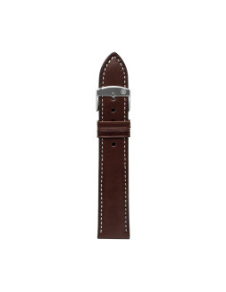 Pasek skórzany zeppelin brązowy 22 mm