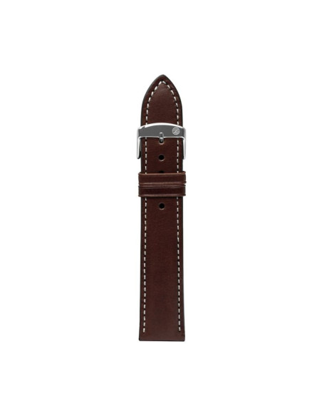 Pasek skórzany zeppelin brązowy 22 mm