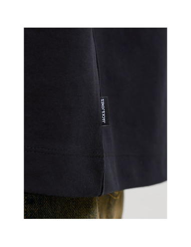 Jack&jones męska koszulka t-shirt jjebarron tee ss o-neck noos 12298906 black