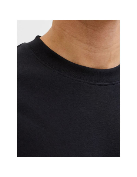 Jack&jones męska koszulka t-shirt jjebarron tee ss o-neck noos 12298906 black