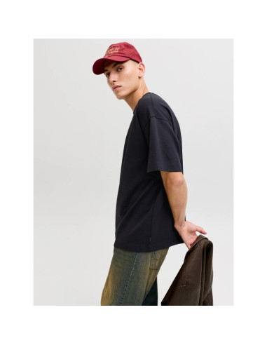 Jack&jones męska koszulka t-shirt jjebarron tee ss o-neck noos 12298906 black