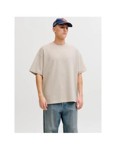 Jack&jones męska koszulka t-shirt jjebarron tee ss o-neck noos 12298906 moonbeam