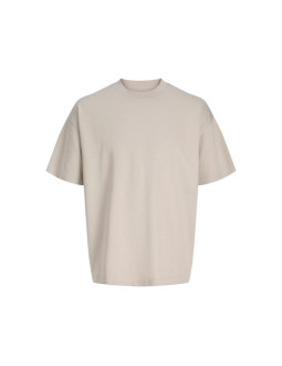 Jack&jones męska koszulka t-shirt jjebarron tee ss o-neck noos 12298906 moonbeam 2