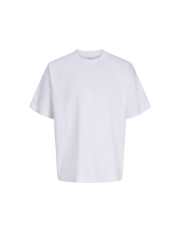 Jack&jones koszulka t-shirt jjebarron tee ss o-neck noos 12298906 white 2