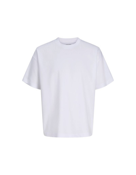Jack&jones koszulka t-shirt jjebarron tee ss o-neck noos 12298906 white