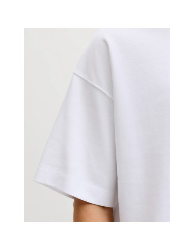 Jack&jones koszulka t-shirt jjebarron tee ss o-neck noos 12298906 white