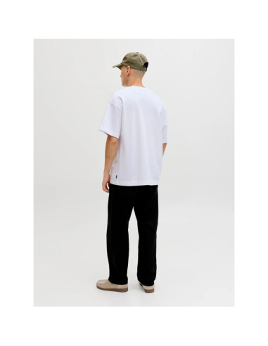 Jack&jones koszulka t-shirt jjebarron tee ss o-neck noos 12298906 white
