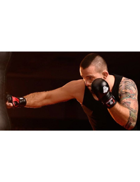 Rękawice mmasparingowe l/xl - phantom red - valor series | dbx bushido
