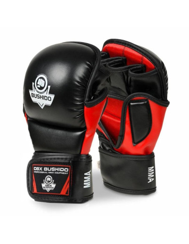 Rękawice mmasparingowe l/xl - phantom red - valor series | dbx bushido