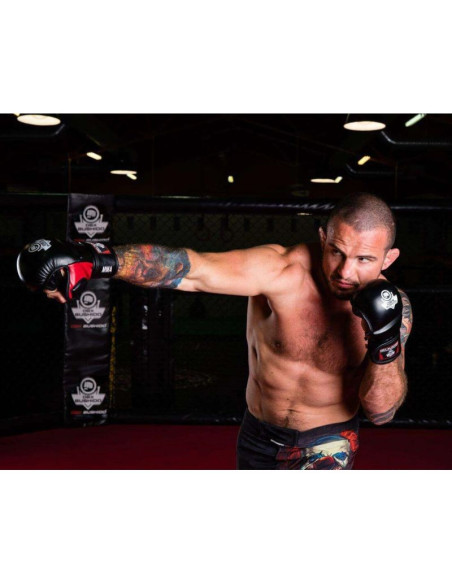 Rękawice mmasparingowe l/xl - phantom red - valor series | dbx bushido