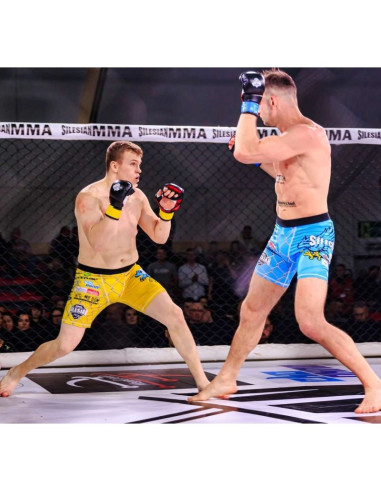 Rękawice mmasparingowe l/xl - phantom red - valor series | dbx bushido