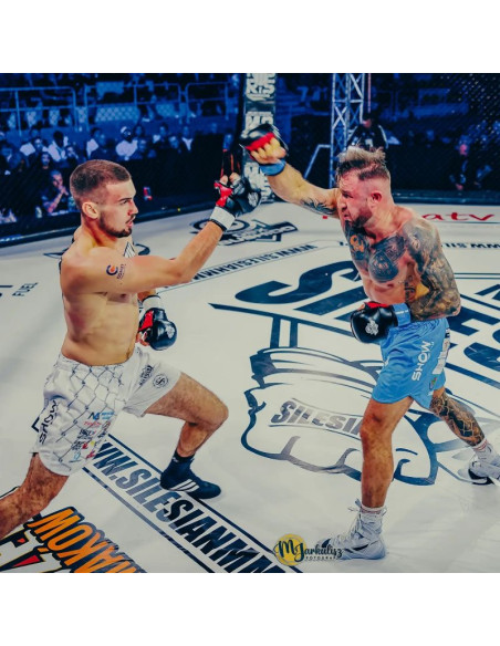 Rękawice mmasparingowe l/xl - phantom red - valor series | dbx bushido
