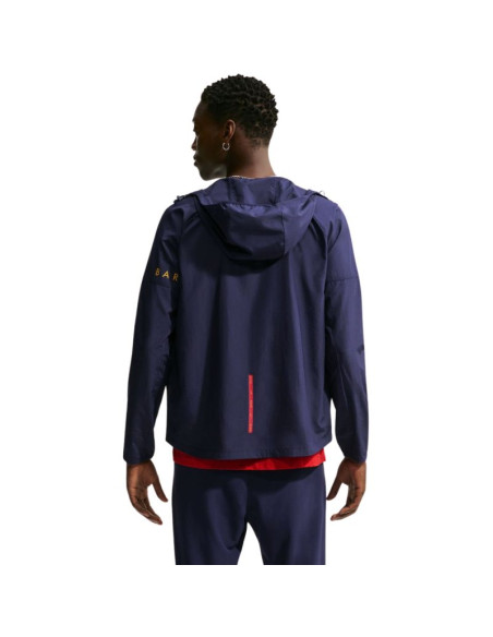 Kurtka męska nike fc barcelona city side granatowa io3430 498