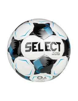 Piłka nożna select futsal master fifa basic biało-czarno-niebieska 200953 310019 2