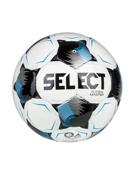 Piłka nożna select futsal master fifa basic biało-czarno-niebieska 200953 310019