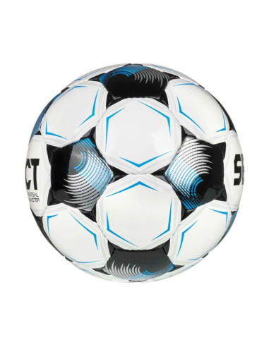 Piłka nożna select futsal master fifa basic biało-czarno-niebieska 200953 310019