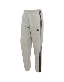 Spodnie męskie adidas essentials 3-stripes fleece tapered cuffed szare ky4127 2