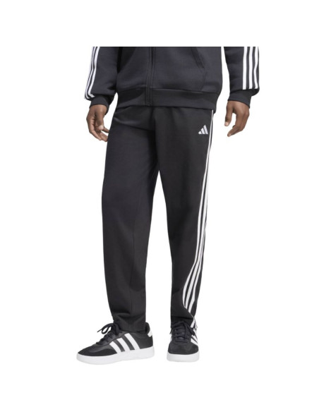 Spodnie męskie adidas essentials 3-stripes single jersey czarne ky6611