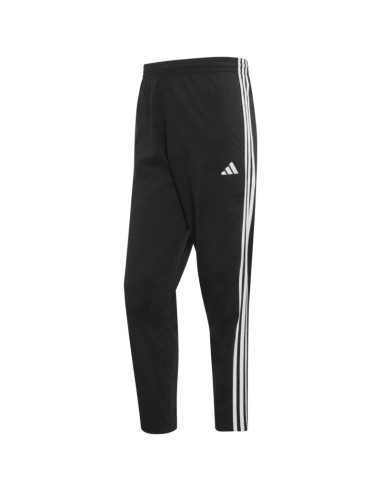 Spodnie męskie adidas essentials 3-stripes single jersey czarne ky6611