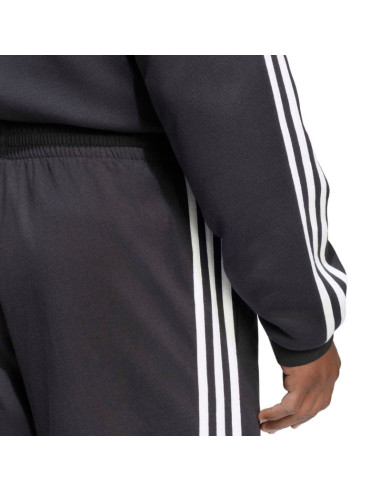Spodnie męskie adidas essentials 3-stripes single jersey czarne ky6611