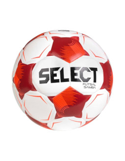 Piłka nożna select futsal samba v26 fifa basic biało-czerwona 1021654 320010