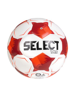 Piłka nożna select futsal samba v26 fifa basic biało-czerwona 1021654 320010 2