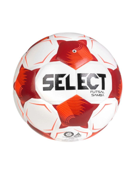 Piłka nożna select futsal samba v26 fifa basic biało-czerwona 1021654 320010