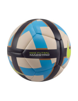 Piłka nożna nike maestro futsal beżowo-niebiesko-czarna hv5100 102