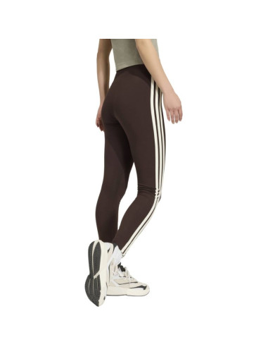 Legginsy damskie adidas essentials 3-stripes brązowe ks6286