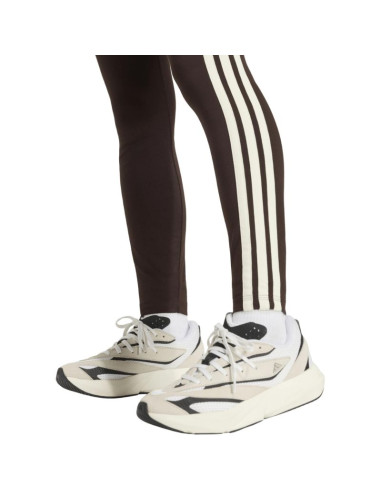 Legginsy damskie adidas essentials 3-stripes brązowe ks6286