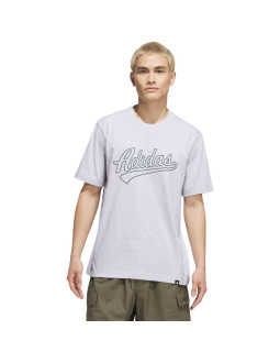 Koszulka męska adidas varsity tailsweep graphic szara ks2179