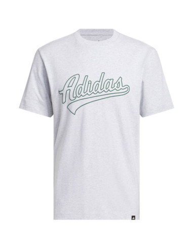 Koszulka męska adidas varsity tailsweep graphic szara ks2179