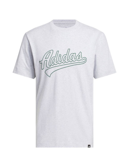 Koszulka męska adidas varsity tailsweep graphic szara ks2179