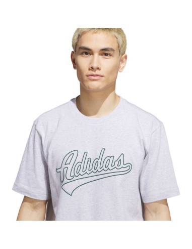 Koszulka męska adidas varsity tailsweep graphic szara ks2179
