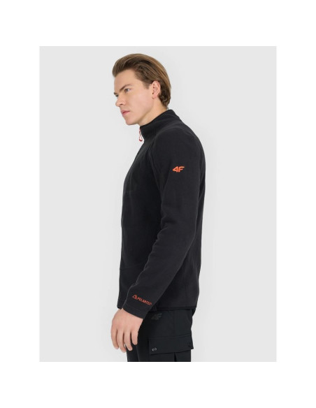 Polar ze stójką polartec regular męski 4f 4fwaw25tflem333-020s