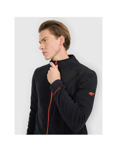 Polar ze stójką polartec regular męski 4f 4fwaw25tflem333-020s