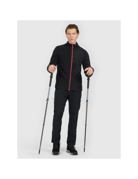 Polar ze stójką polartec regular męski 4f 4fwaw25tflem333-020s