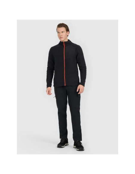 Polar ze stójką polartec regular męski 4f 4fwaw25tflem333-020s