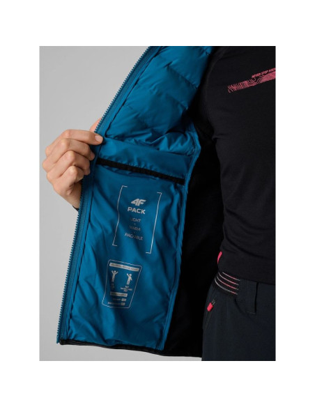 Bezrękawnik trekkingowy 4f pro z wypełnieniem primaloft silver damski 4f 4fwss26tvjaf348-46s