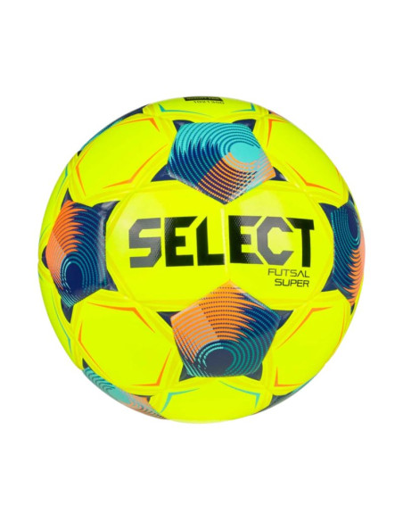 Piłka nożna select fb futsal super v26 fifa quality pro żółto-niebieska 1021350 300006