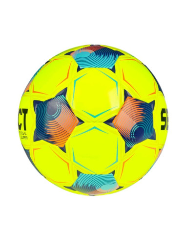 Piłka nożna select fb futsal super v26 fifa quality pro żółto-niebieska 1021350 300006