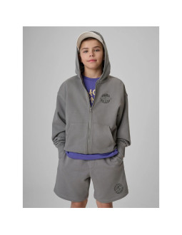 Bluza dresowa loose z kapturem chłopięca 4f 4fjrss26tswsm2934-25s