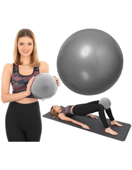 Piłka fitness pilates 23cm - antracyt best sporting