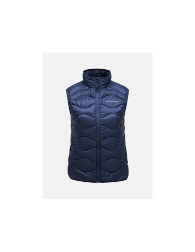 Kamizelka puchowa damska peak performance helium down vest - blue shadow/shadow